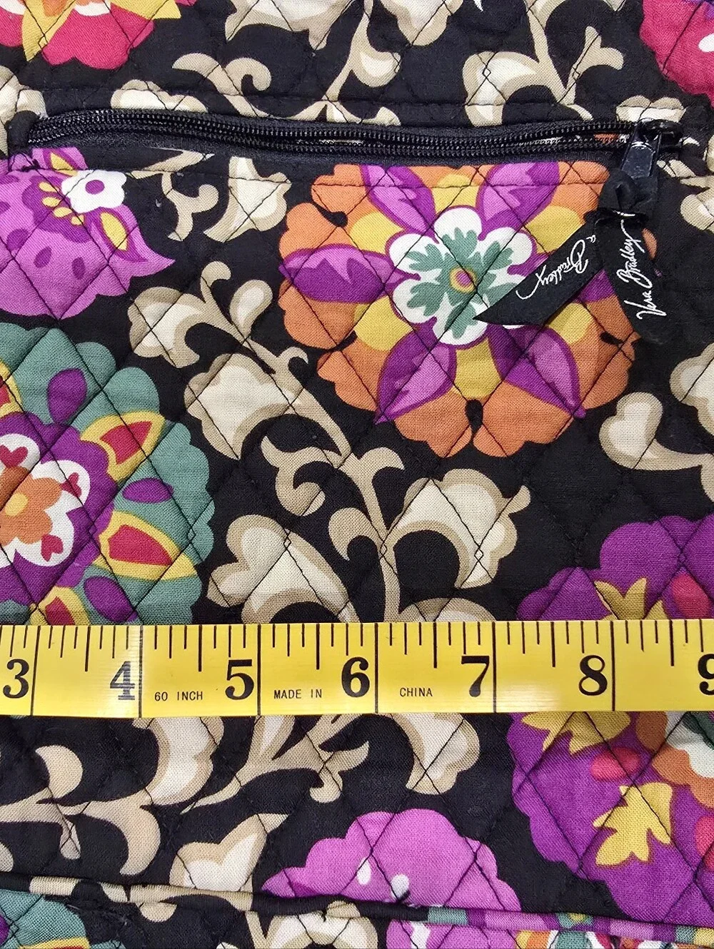Vera Bradley Retired Suzani Hipster Crossbody Shoulder Bag.